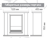 Габаритные размеры портала Windsor